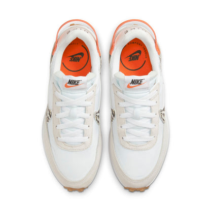 Nike Women's Waffle Debut 'White Team Orange Leopard ' Shoes