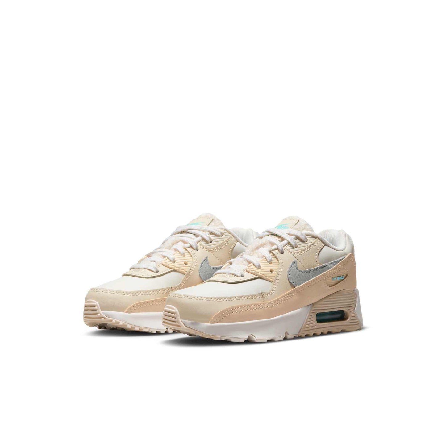 Nike Preschool Air Max 90 Leather 'Phantom Shimmer' Sneakers