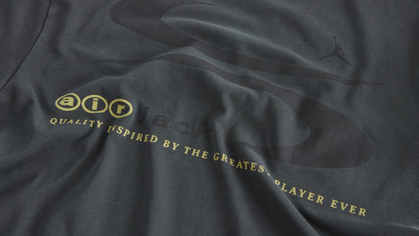 Men's Air Jordan X Travis Scott Air Cactus Jack Tee T-Shirt 'Dark Smoke Grey'