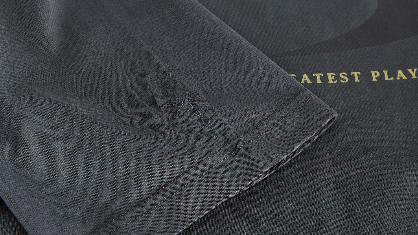 Men's Air Jordan X Travis Scott Air Cactus Jack Tee T-Shirt 'Dark Smoke Grey'