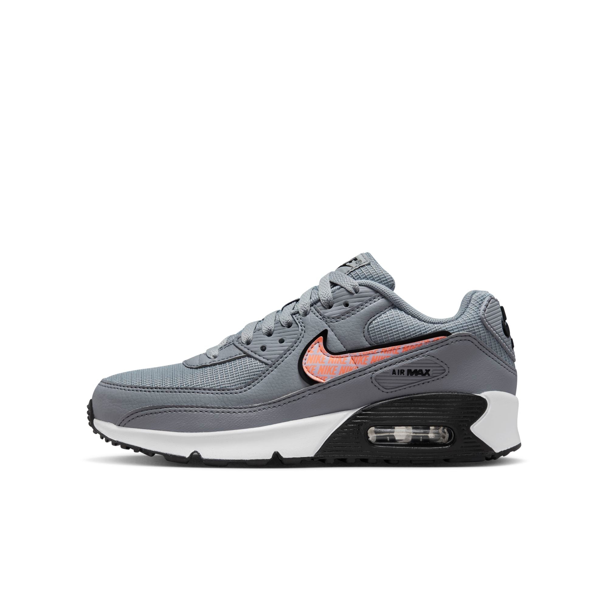 Nike Youth Air Max 90 Gs 'Grey/Orange' Sneakers – Zulily