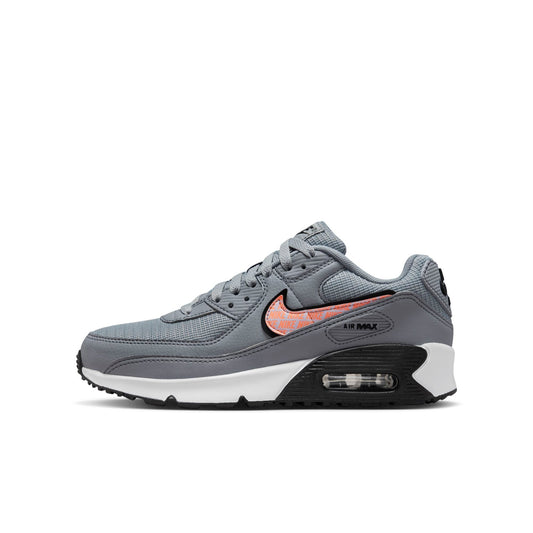 Nike Youth Air Max 90 Gs 'Grey/Orange' Sneakers