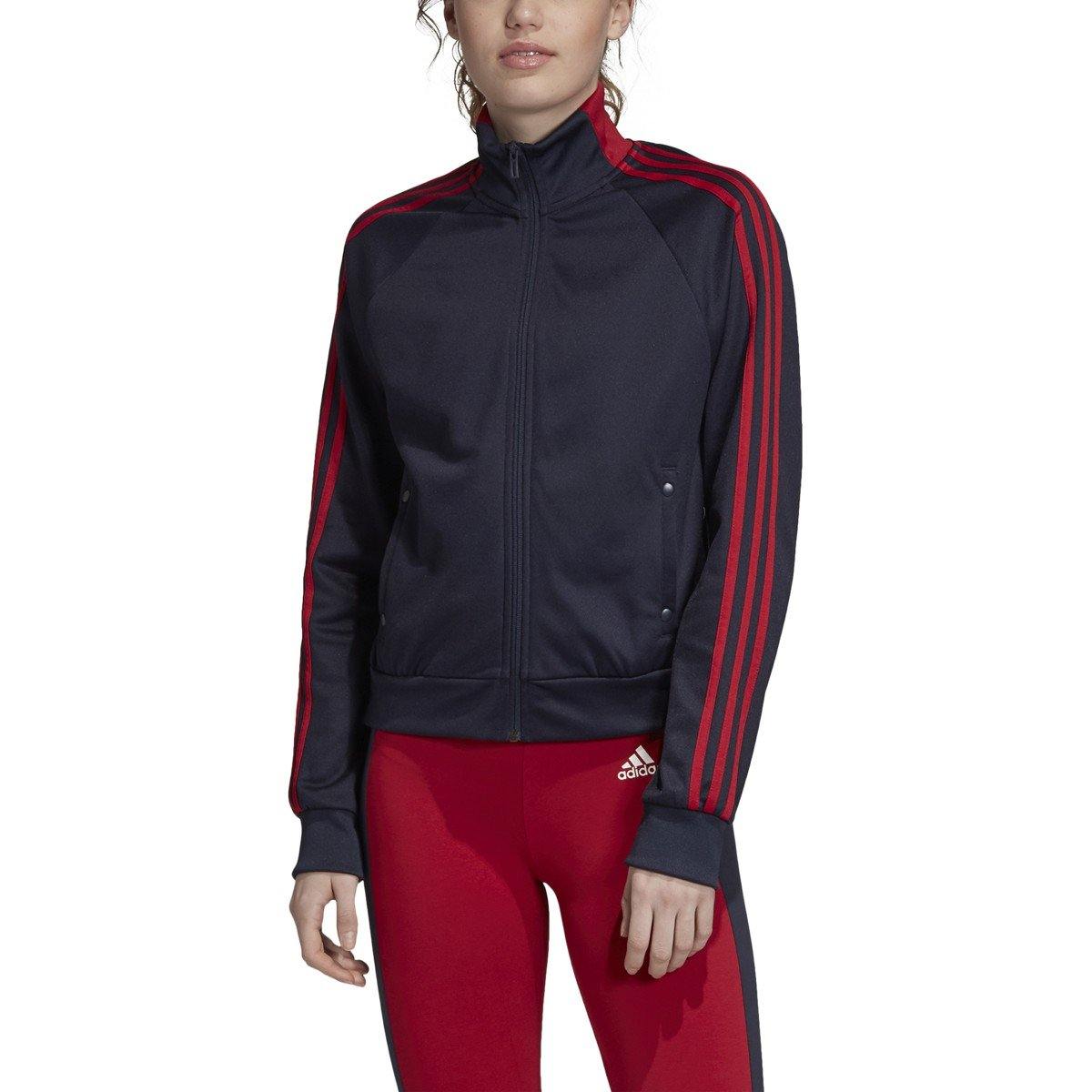 [DZ8677] Womens Adidas ID 3 Stripe Snap Track Jacket - sneakAR