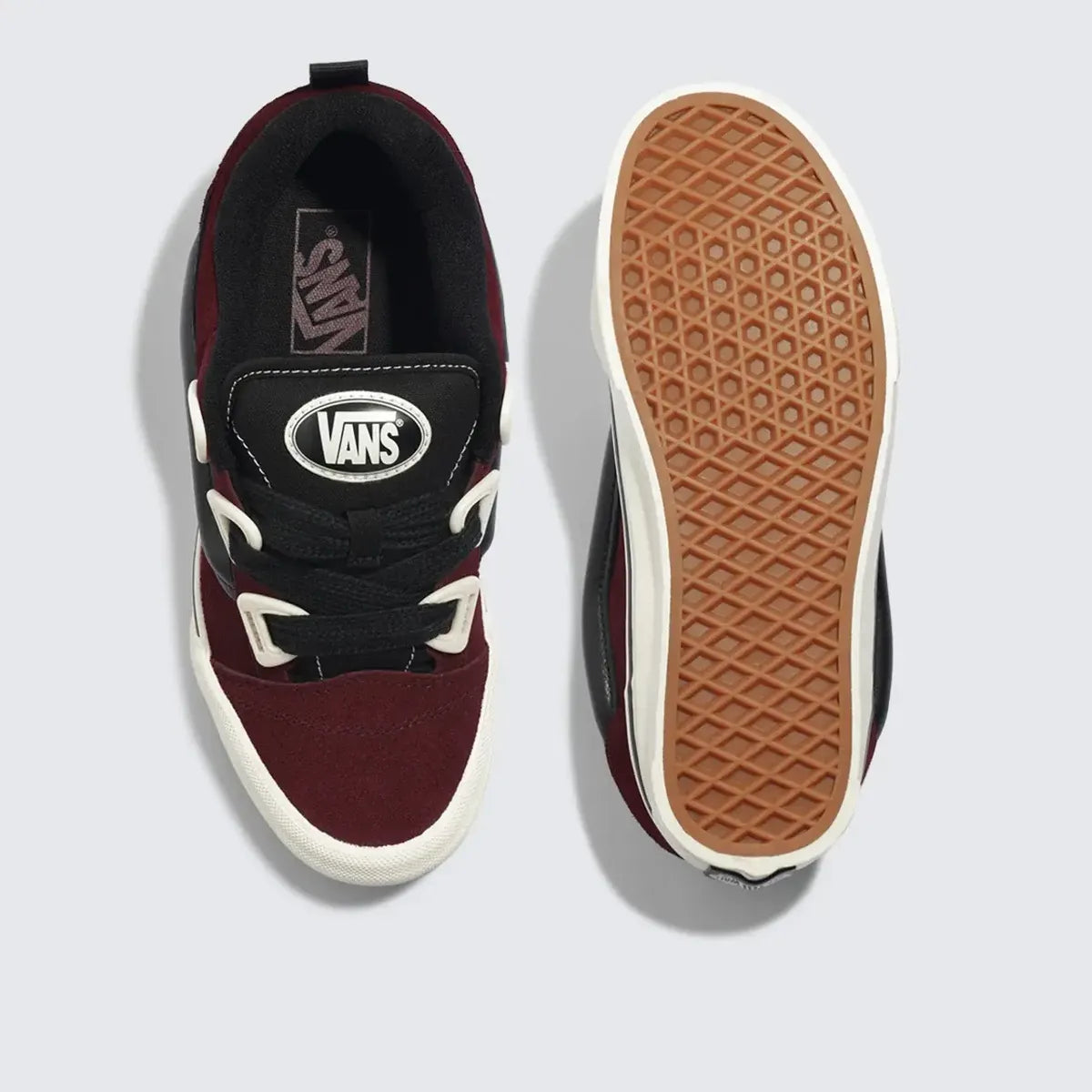 [vn000czu5u8] Mens Vans Knu Skool D Ring - Purple/white