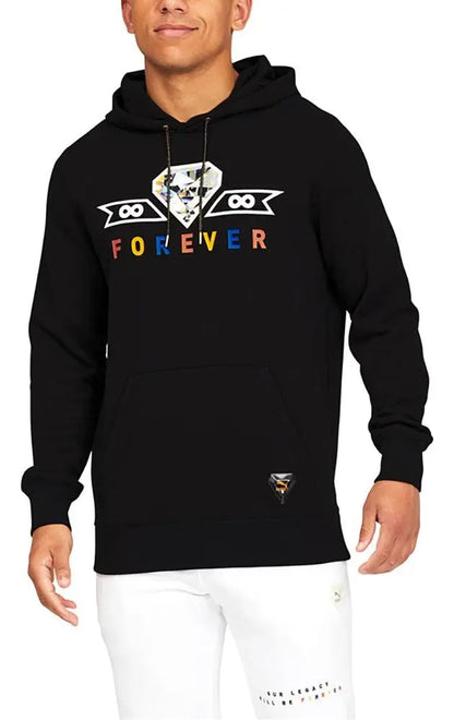 Puma Men's Forever Diamond Hoodie Black White