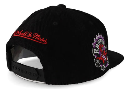 Mitchell & Ness Men's NBA Cord Script Snapback Hwc Raptors Snapback Caps