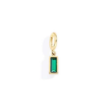 Mint & Lily Dainty Baguette Birthstone Charm