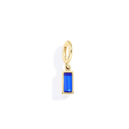 Mint & Lily Dainty Baguette Birthstone Charm