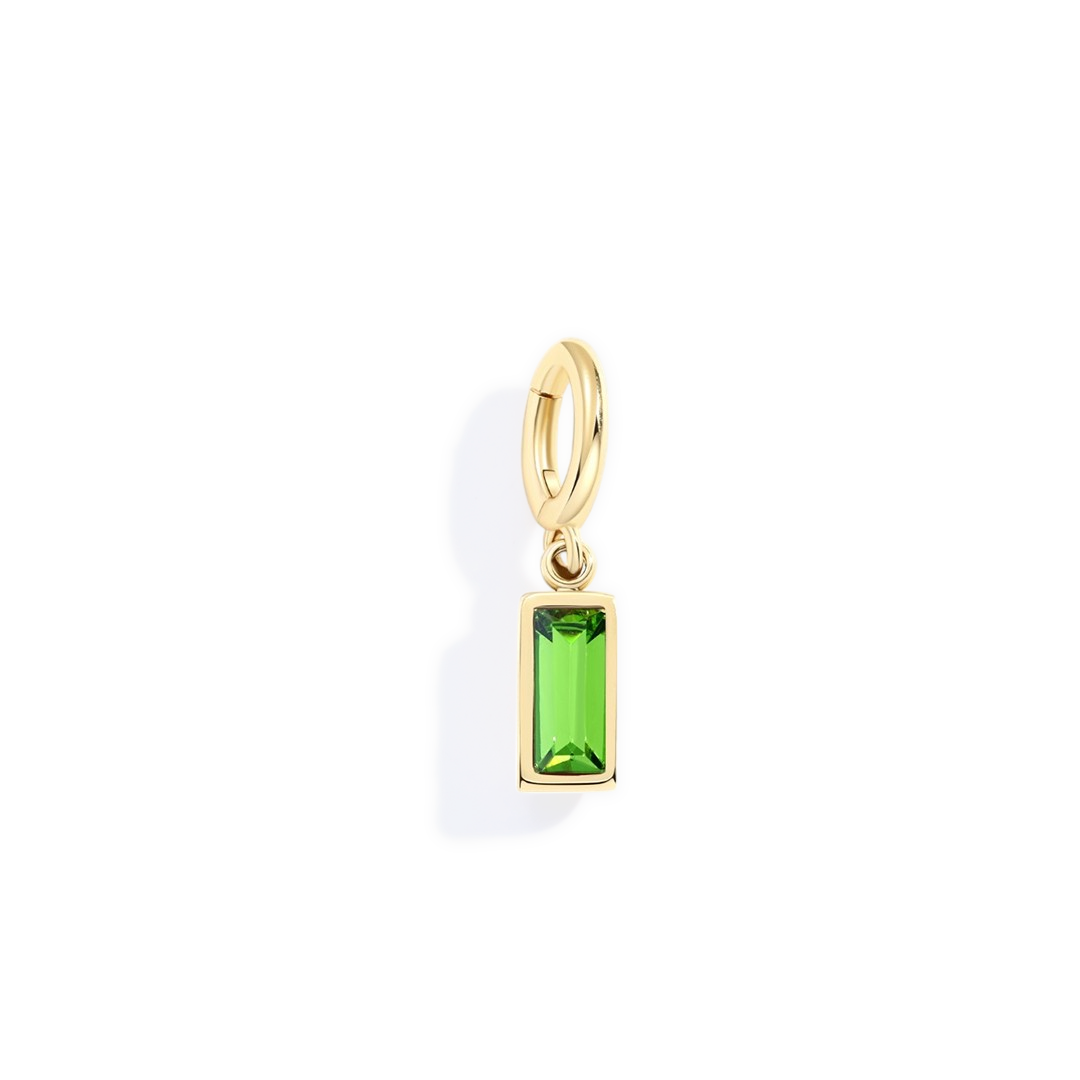 Mint & Lily Dainty Baguette Birthstone Charm
