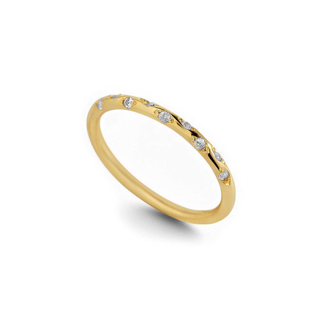 Mint & Lily Dainty Constellation Birthstone Ring