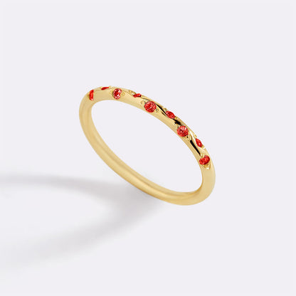 Mint & Lily Dainty Constellation Birthstone Ring