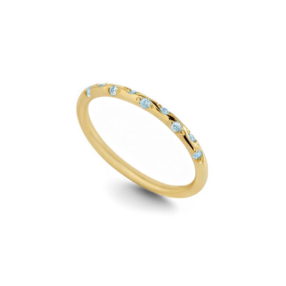 Mint & Lily Dainty Constellation Birthstone Ring