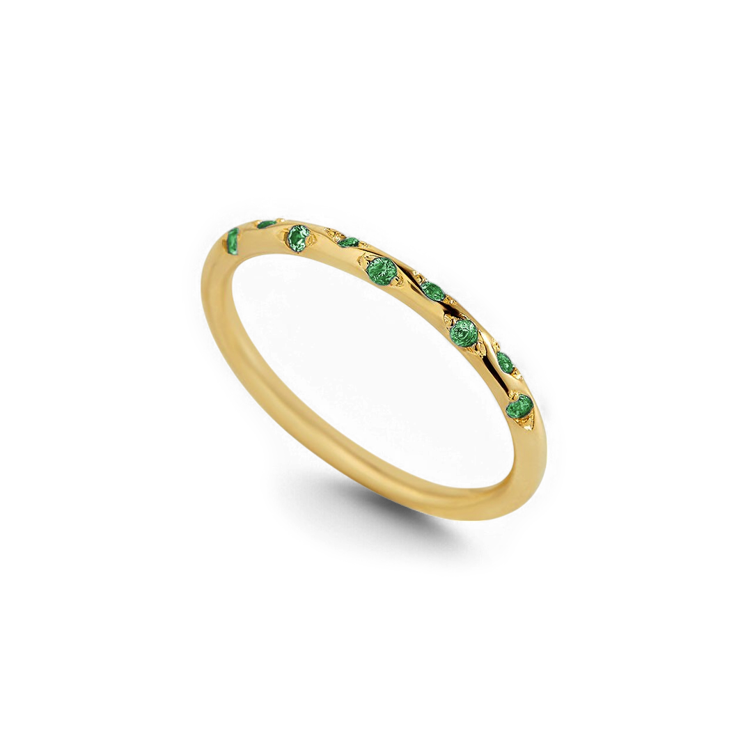 Mint & Lily Dainty Constellation Birthstone Ring