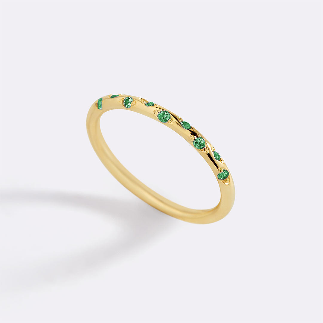 Mint & Lily Dainty Constellation Birthstone Ring