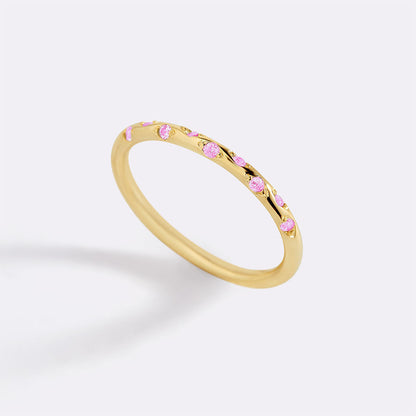 Mint & Lily Dainty Constellation Birthstone Ring