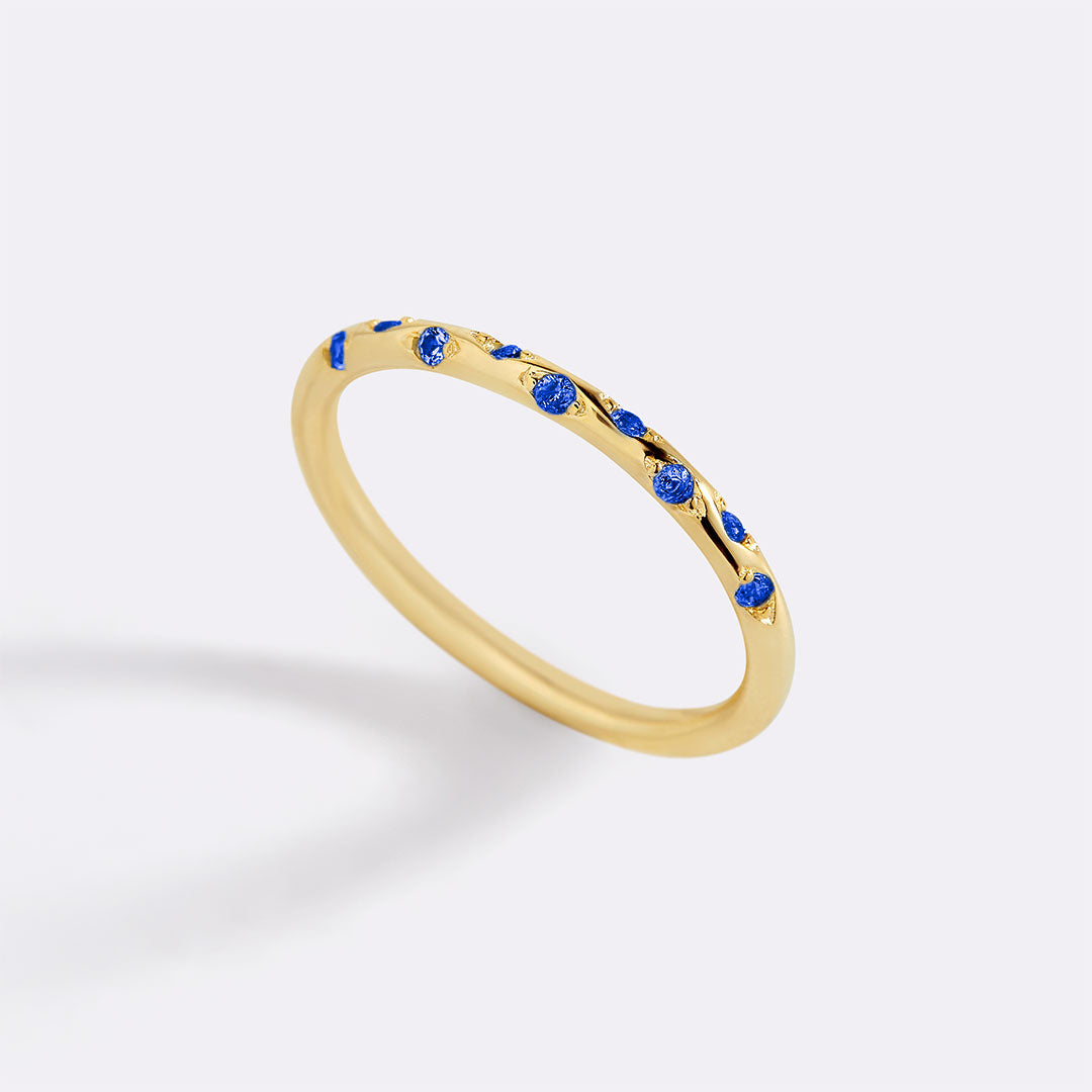 Mint & Lily Dainty Constellation Birthstone Ring