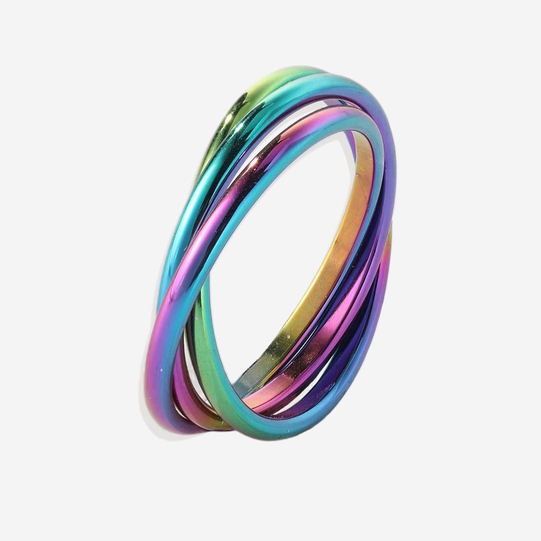 Mint & Lily Dainty Interlocking Fidget Ring