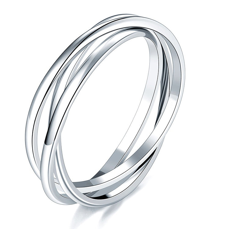 Mint & Lily Dainty Interlocking Fidget Ring