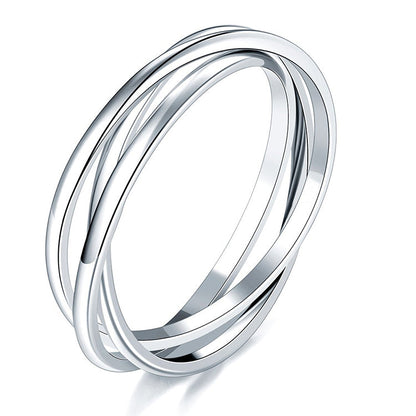 Mint & Lily Dainty Interlocking Fidget Ring