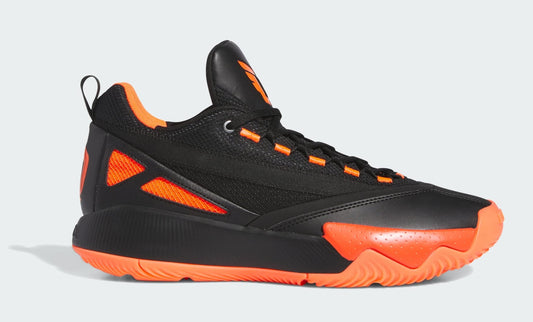 [ie7791] Mens adidas Dame Certified 2 Low 'core Black Solar Red Silver Metallic'