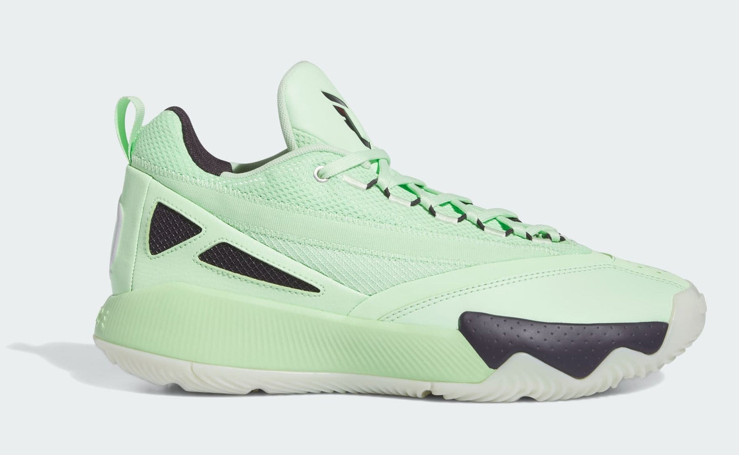[ie7790] Mens adidas Dame Certified 2 Low 'semi Green Spark Aurora Black Cloud White'