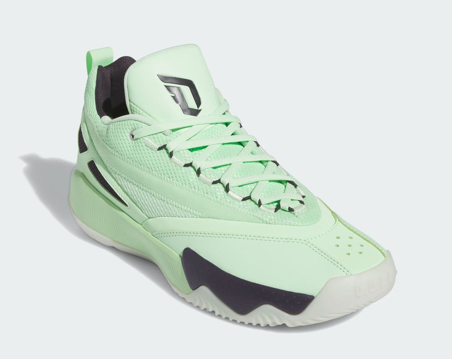 [ie7790] Mens adidas Dame Certified 2 Low 'semi Green Spark Aurora Black Cloud White'