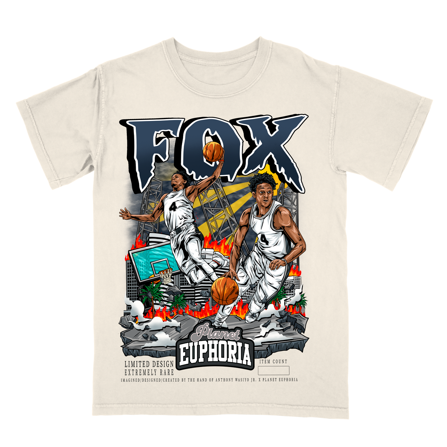 De'Aaron Fox Limited Edition Graphic T-Shirt