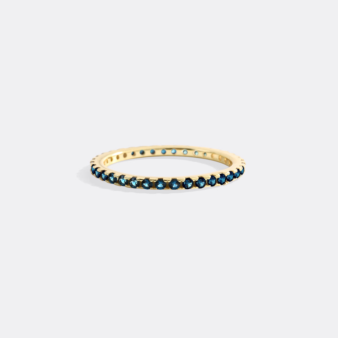 Mint & Lily December Birthstone Eternity Stacking Ring