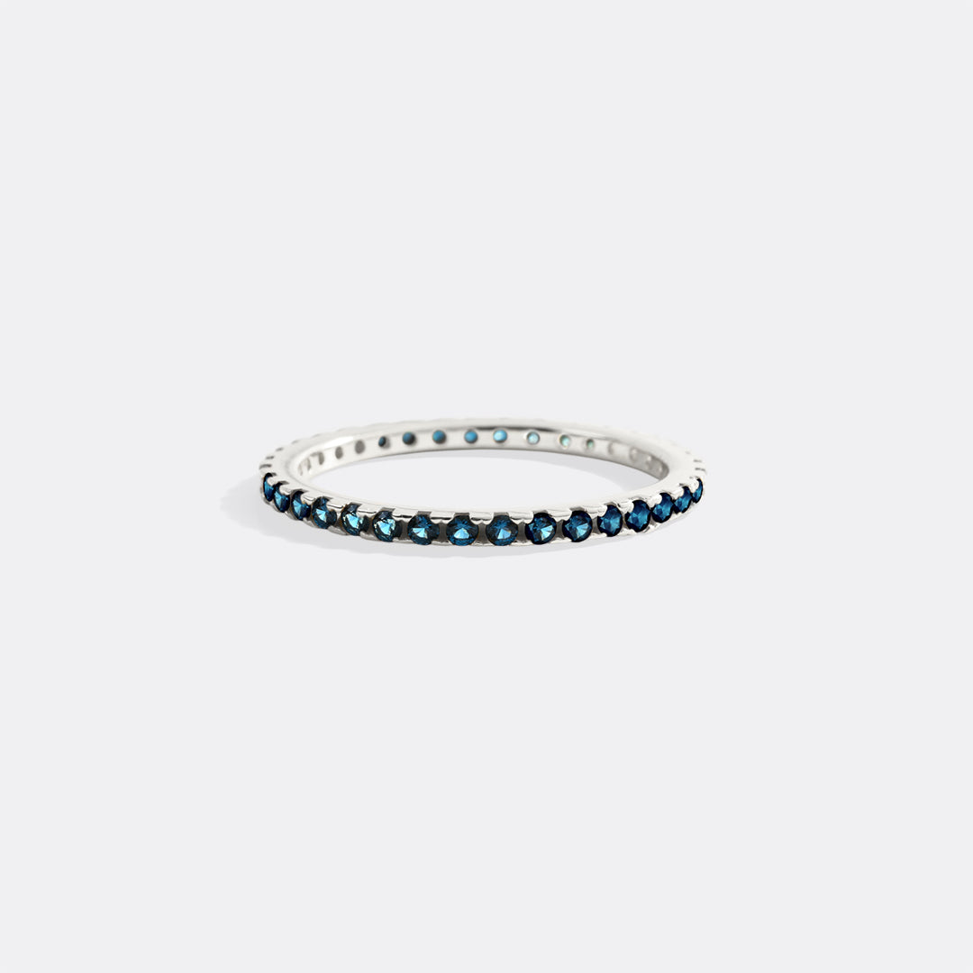 Mint & Lily December Birthstone Eternity Stacking Ring