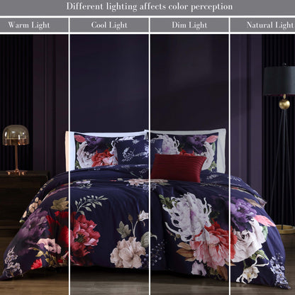 Deep Purple / Jewel Floral-