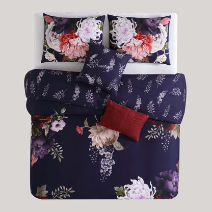 Deep Purple / Jewel Floral-