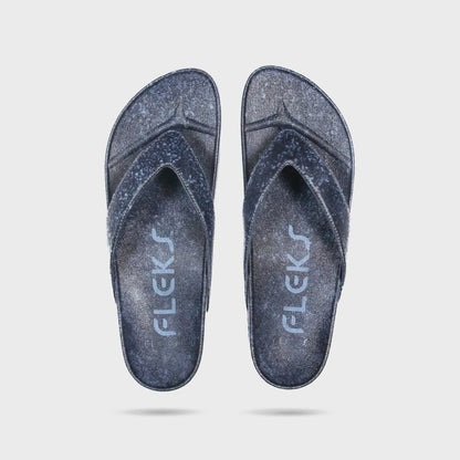 Fleks Unisex West Beach Flip Flop - Deep Blue Sea