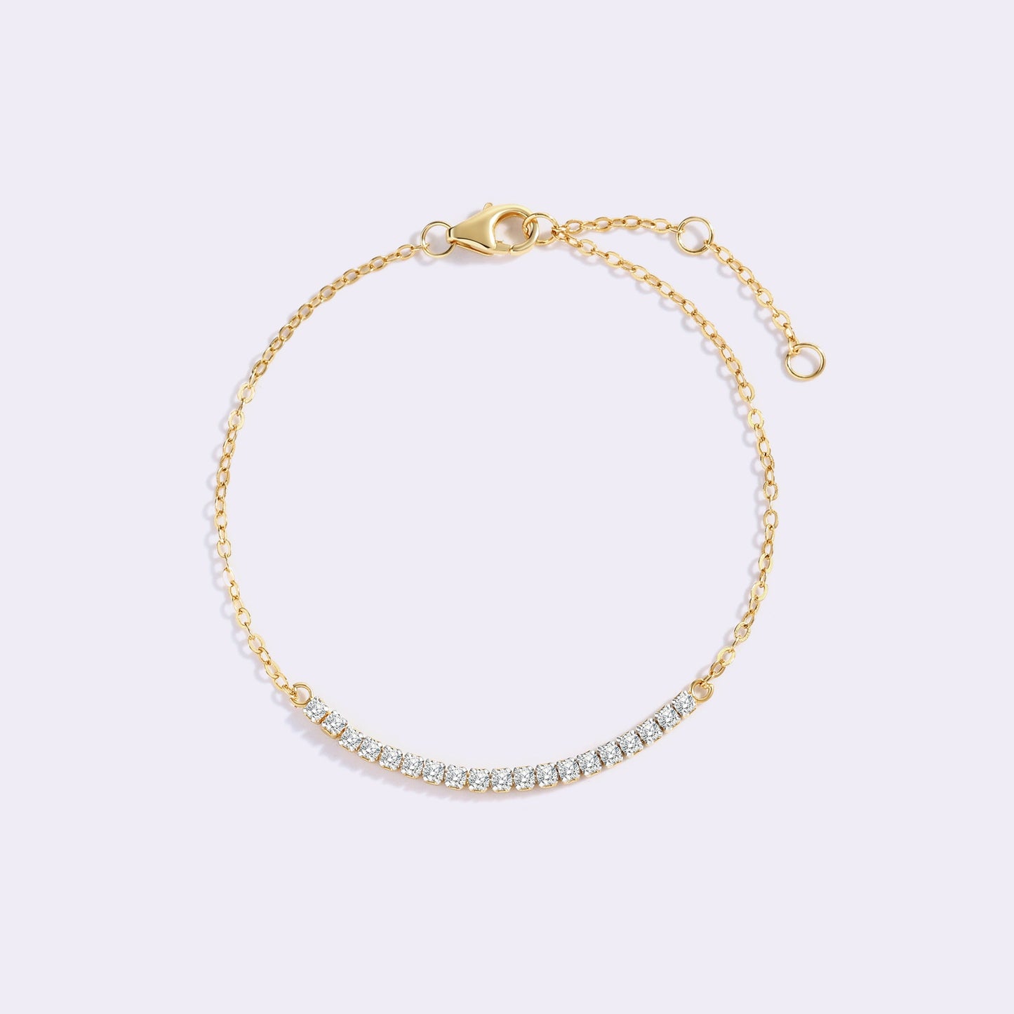 Mint & Lily Diamond Bar Bracelet