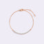 18k Rose Gold over Sterling Silver