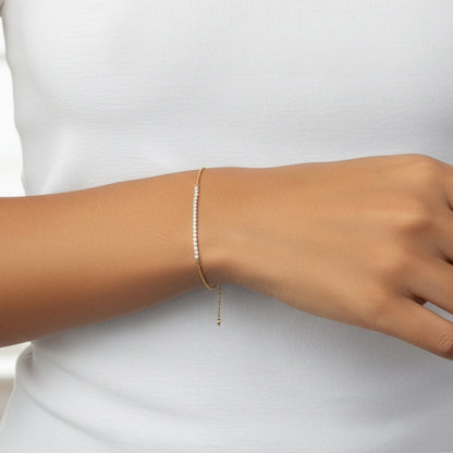 Mint & Lily Diamond Bar Bracelet