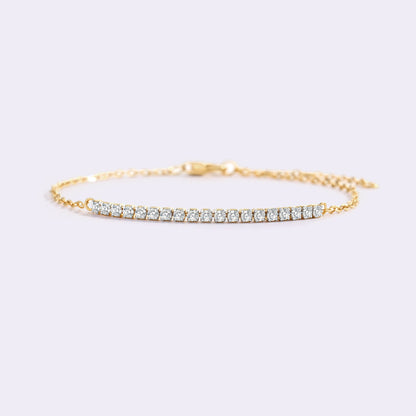 Mint & Lily Diamond Bar Bracelet
