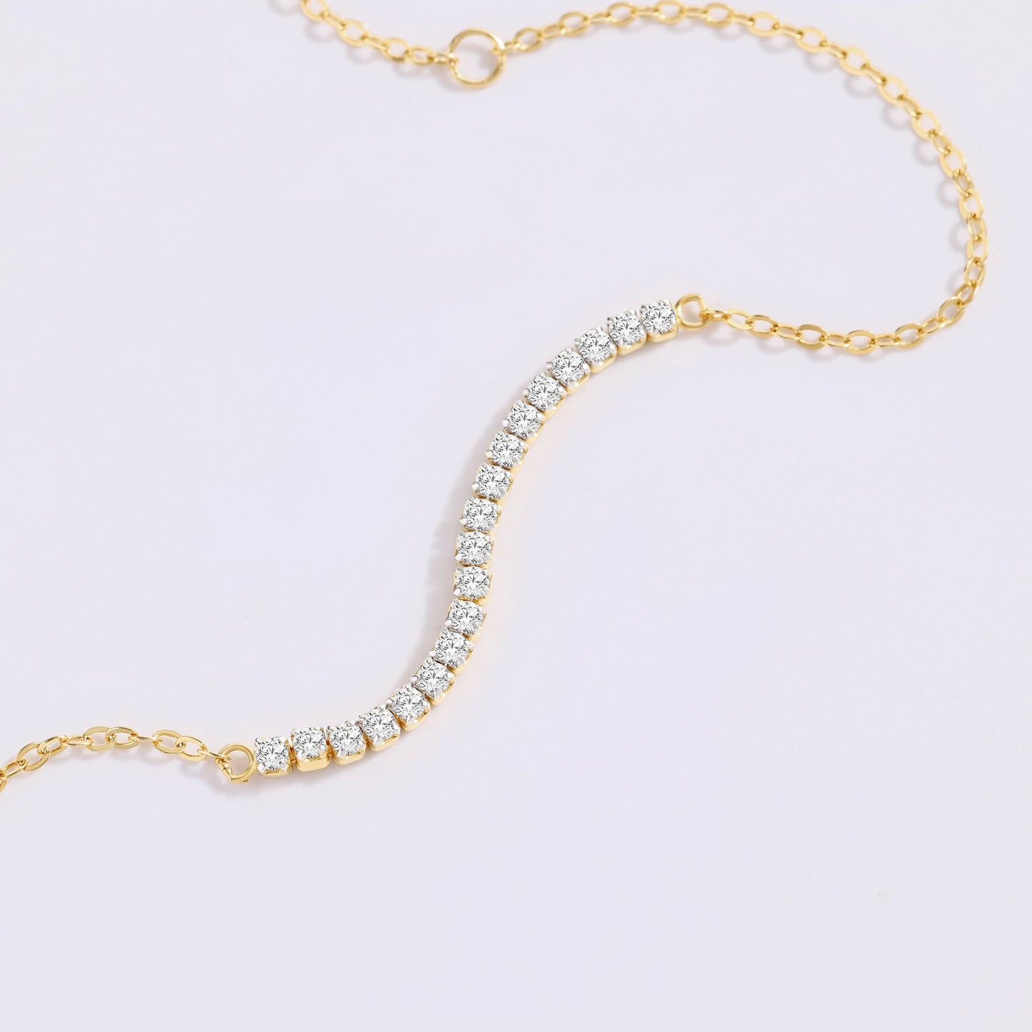 Mint & Lily Diamond Bar Bracelet