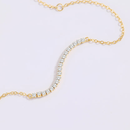 Mint & Lily Diamond Bar Bracelet