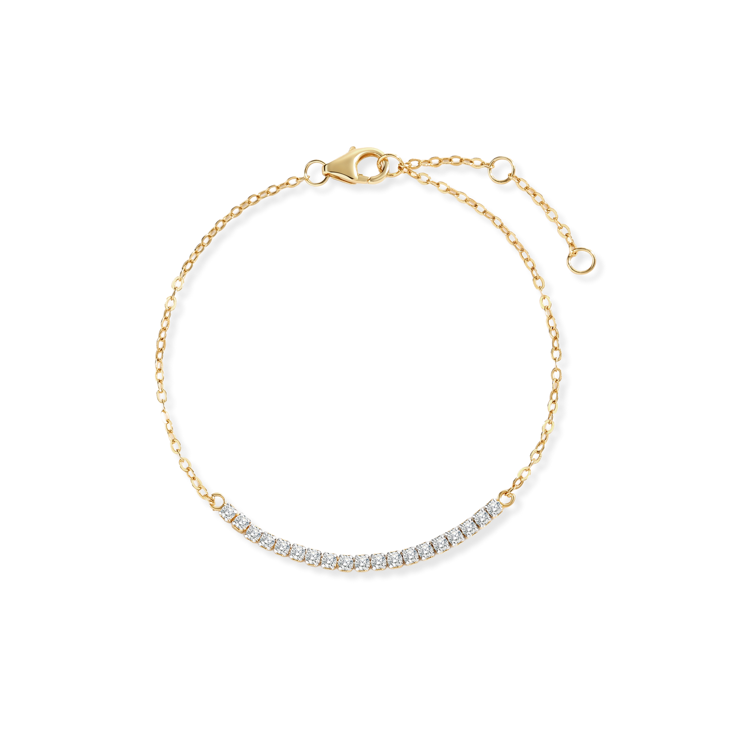 Mint & Lily Diamond Bar Bracelet