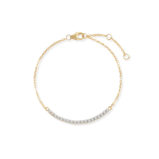 Mint & Lily Diamond Bar Bracelet