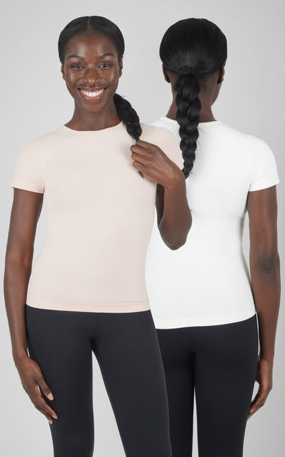 2 PK Short Sleeve Top