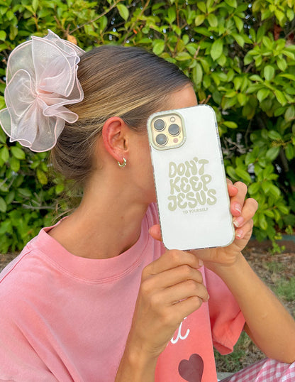 Elevated Faith Don't Keep Jesus to Yourself Phone Case