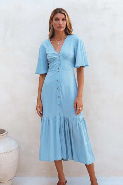 Soft Blue-