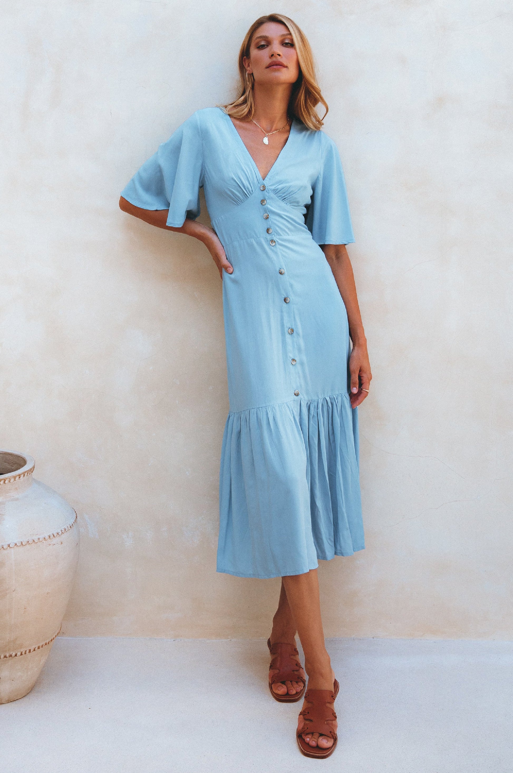 Soft Blue-