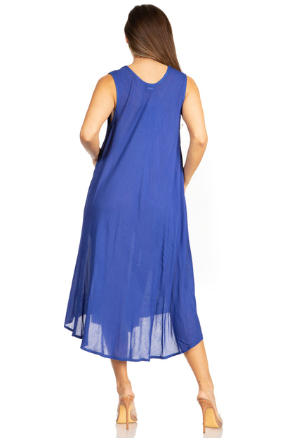 Sakkas Everyday Essentials Caftan Tank Dress / Cover Up