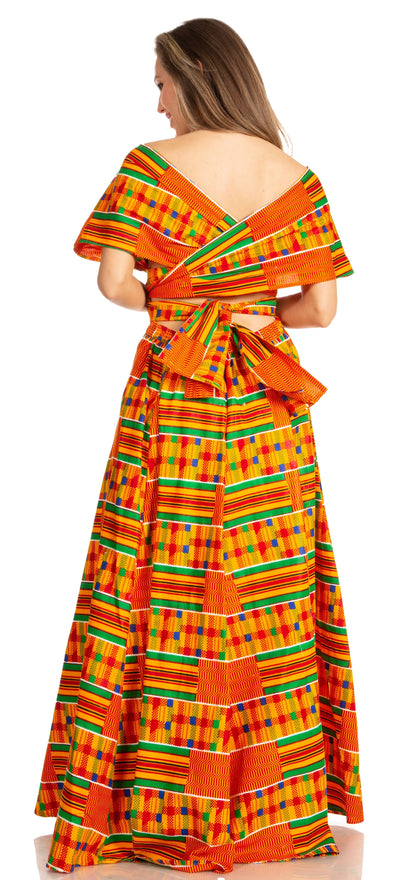 Sakkas Sandy Sexy Backless Year Around Long Maxi Infinity Dress Many Ways To Wear