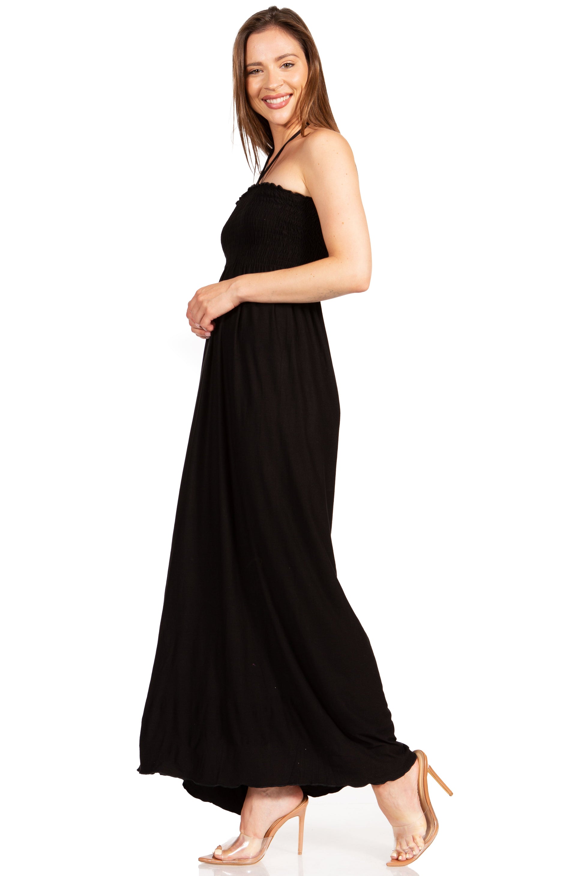 sakkas halter dress Sakkas Lizi 2 Women's Halter Maxi Dress for Beach and Vacation
