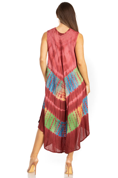 Sakkas Tasanee Caftan Tank Dress / Cover Up