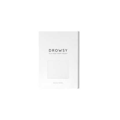 Drowsy Sleep Co Akoya Pearl Silk Eye Mask Carry Pouch