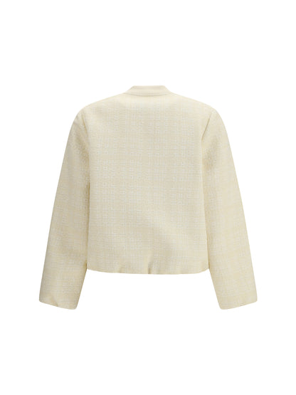 Tweed Jacket Beige/White